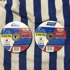Lot 2 Pack Norton Bluefire Bonded Abrasive 7IN Cut-off Wheels 50546-038 New. Price: $35.99.