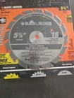 Black & Decker 5 " Trim Saw Blade, 16 Tungsten Carbide Teeth New. Price: $12.98.