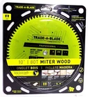 (j) Norske Trade-a-blade 10" X 80T Miter Wood Saw #TCSBP246 New. Price: $35.99.