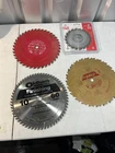 4PC Saw Blade Lot 10" Freud Premier Fusion Diablo Oldham + 6" Porter Cable Used. Price: $21.91.