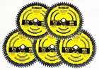 5 Dewalt 7-1/4 Carbide Tipped Circular Saw Finish Blades Tooth DWA171460 New. Price: $69.99.