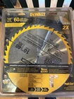Dewalt DW3215PT 10" X 60 Tooth Precision Trim Carbide Saw Blade Toughcoat Finish New. Price: $14.54.