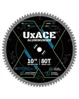 Uxace 10-INCH 80-TOOTH Circular Saw Blade, 10", 5/8" Arbor, 80T, Black New. Price: $43.93.
