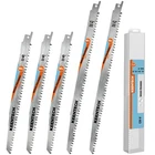 Keentech 9 And 12 Inch Cr-v Reciprocating Saw Blade Set, 5 Tpi, For Wood Cutting New. Price: $21.80.