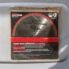 Sears Craftsman 932171 10 In Steel Circular Saw Blade 40T For Plywood Used. Price: $24.99.