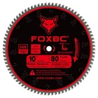 Foxbc 10-INCH Saw Blade 80-TOOTH Tcg For Aluminum And Non-ferrous Metal Plastic New. Price: $53.18.