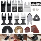 115X Oscillating Saw Blades Multitool Kit Metal Wood Sandpaper/ Dewalt Milwaukee New. Price: $29.99.