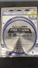 Avanti Pro 10 In. X 60-TOOTH Fine Finish Circular Saw Blade Value Pack New. Price: $29.99.