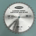 Warrior 36 Carbide Circular Saw Blade Item# 63118 Open. Price: $15.00.