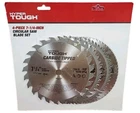 New-sealed Hyper Tough Piece 7-1/4" Circular Saw Blade Set Woodworking Shop. Price: $34.99.