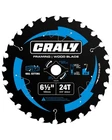 Craly 61/2 Inch 56 Teeth Track Saw Blade, Ultra Finish Wood Cutting Plunge Ci... New. Price: $37.99.