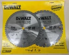 New Dewalt DW3106PP 10" Miter Table Saw Blades Per Package 60T 32T Carbide. Price: $31.99.