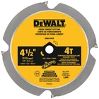 Dewalt Atomic 4-1/2 In. 4-TOOTH Fiber Cement Cutting Circular Saw Blade New. Price: $44.99.