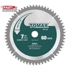 Tomax 7-1/4-INCH 60 Tooth Tcg Aluminum And Non-ferrous Metal Saw Blade With 5/8- New. Price: $41.02.