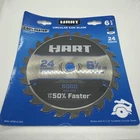 Hart HACSB01 Circular Saw Blade 6 1/2" 8000 Max Rpm 24 Tooth Carbide Teeth New. Price: $7.99.