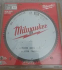 New Milwaukee 48-40-4370 14 In. 80 Tooth Aluminum Cutting Circular Saw Blade. Price: $75.00.