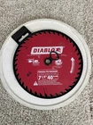 Diablo D0740R 1/4" Teeth Finish Plywood Saw Blade New. Price: $25.00.