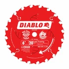 Diablo D0620X 6" 20T Porter Cable Saw Boss Blade New. Price: $20.21.