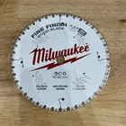 Milwaukee 7-1/4 In. 40T Fine Finish Circular Saw Blade New. Price: $15.50.