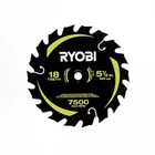 Ryobi (5-1/2 In. 18T) Thin Kerf Carbide Circular Saw Blade Softwood, Plywood, New. Price: $9.99.