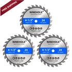 Ninehole 3PACK 1/2 Inch Circular Saw Blade With 24T, 3PCS, Silver New. Price: $14.12.