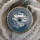 (1-PK) Bosch Edge Circular Saw Blades 24 Tooth For Framing 7-1/4" New. Price: $14.97.