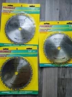 3 New Promax 7 1/4" Tungsten Molybdenum Carbide Tipped 24T Circular Saw Blade Open. Price: $15.00.