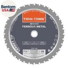 7-1/4-INCH 36 Tooth Steel And Ferrous Metal Saw Blade With 5/8-INCH Dmk Arbor New. Price: $33.28.