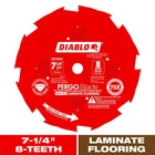 7-1/4IN. X 8-TEETH Pergoblade Saw For Laminate And Wood Flooring New. Price: $70.76.